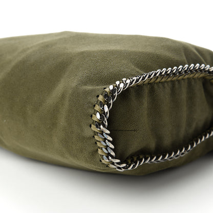 Stella McCartney Shaggy Deer Small Falabella Fold Over Tote Olive 8 of 10