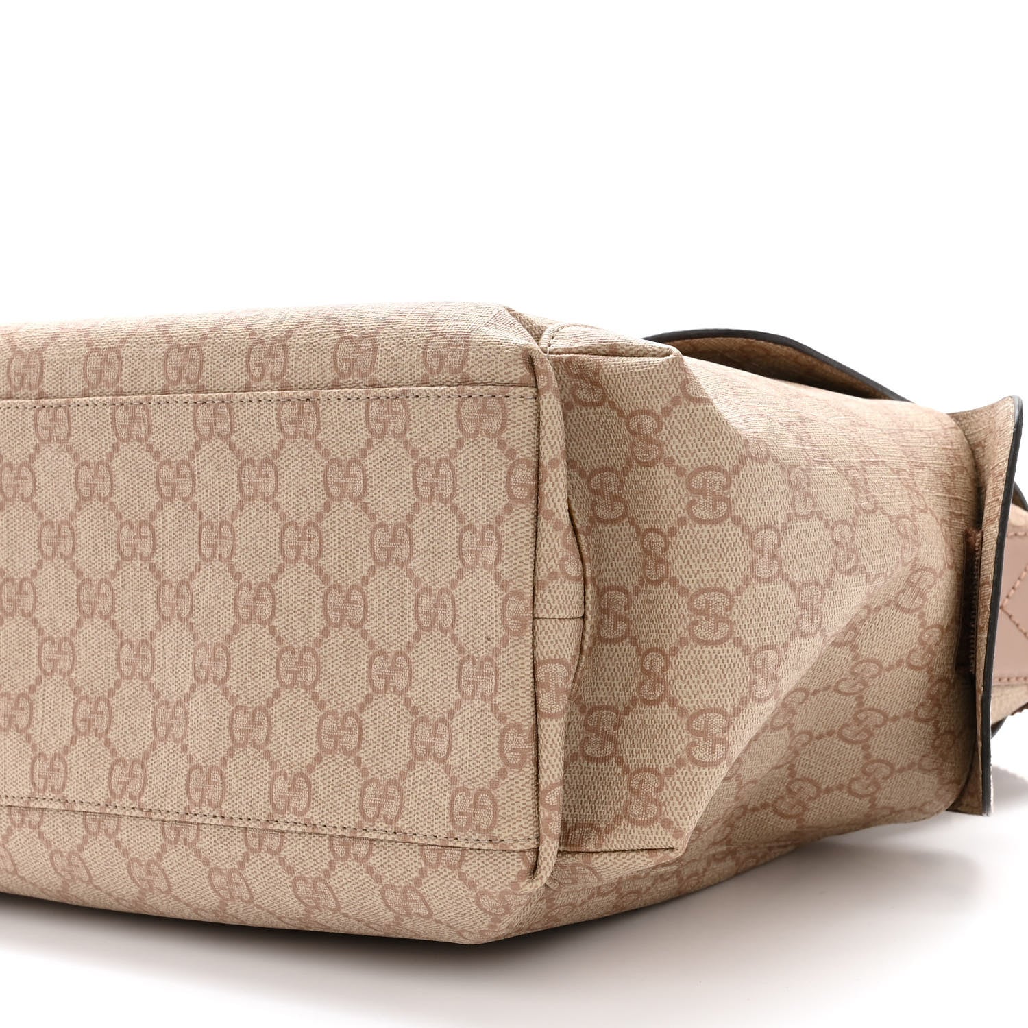 Gucci GG Supreme Monogram Messenger Diaper Bag Beige 10 of 10