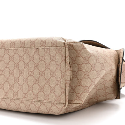 Gucci GG Supreme Monogram Messenger Diaper Bag Beige 10 of 10