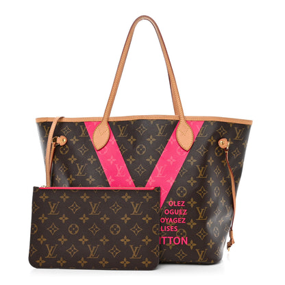 Louis Vuitton Monogram V Neverfull MM Grenade 1 of 16
