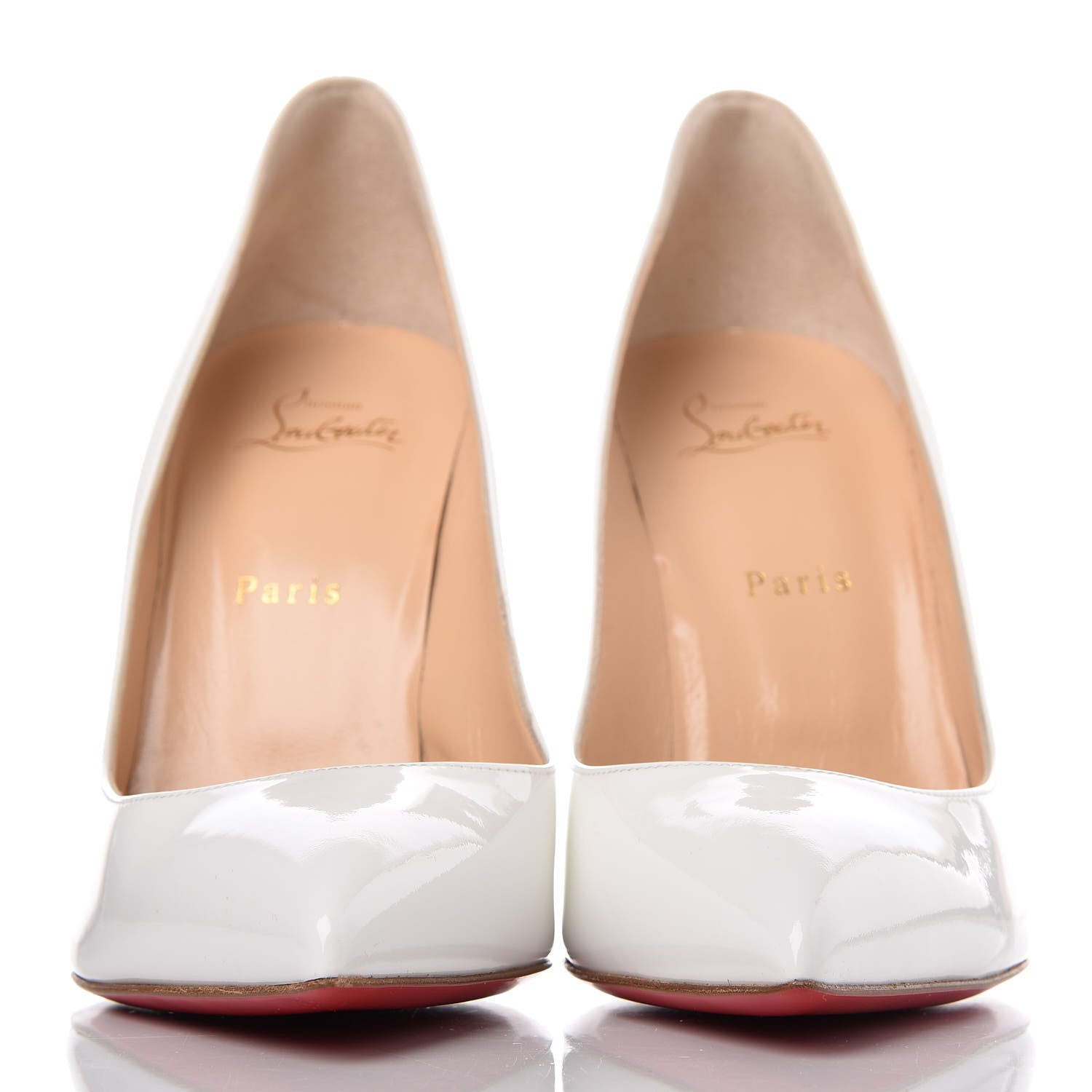 Christian Louboutin Patent So Kate 120 Pumps 41 White 2 of 11