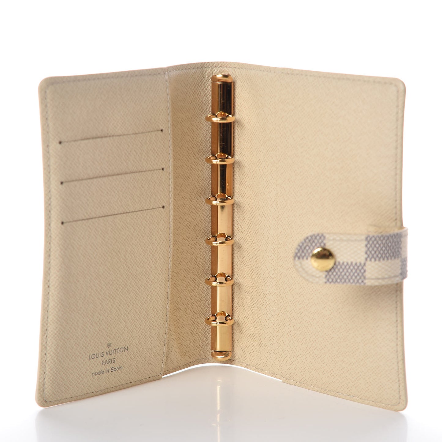 Damier Azur Small Ring Agenda Cover