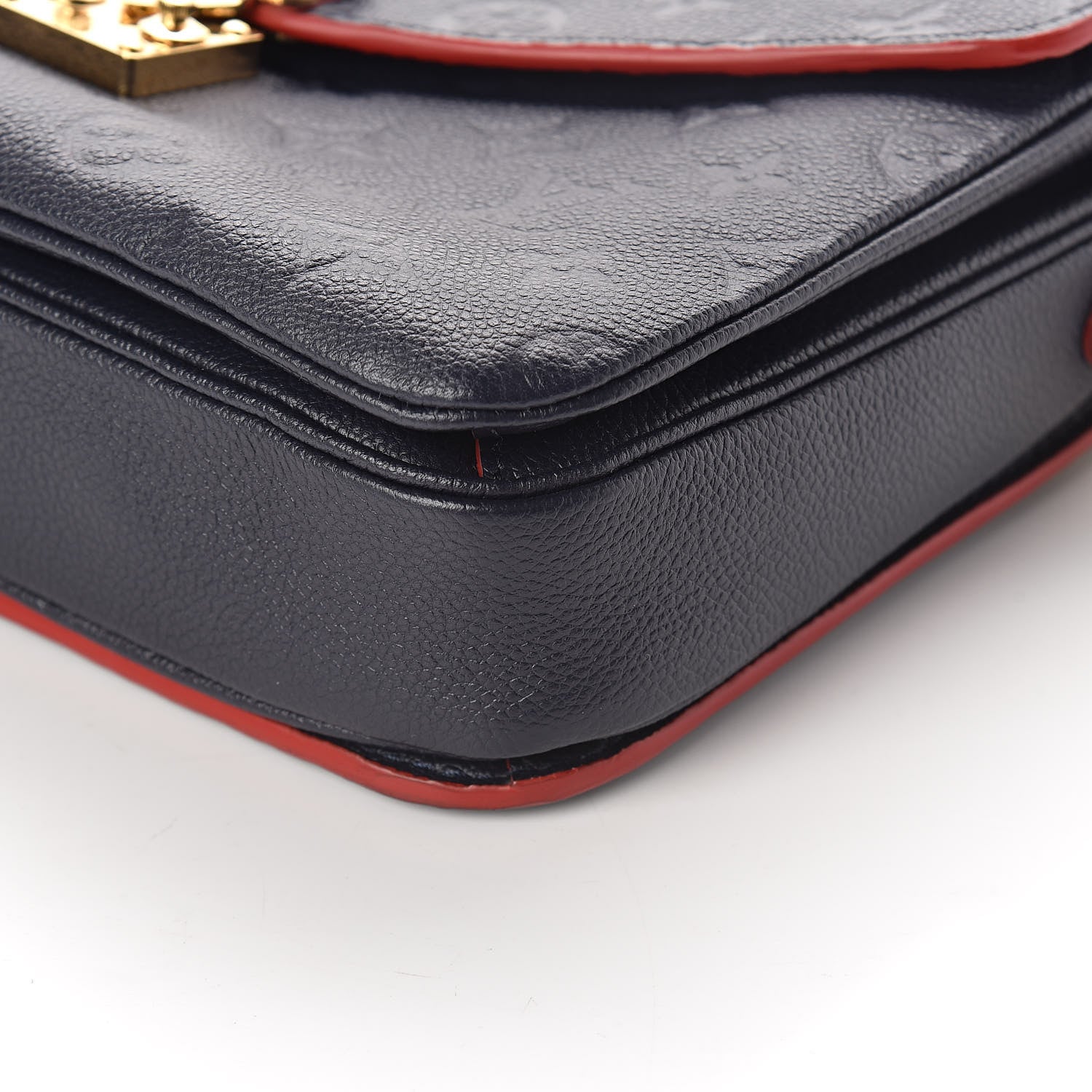 Louis Vuitton Empreinte Pochette Metis Marine Rouge 8 of 8