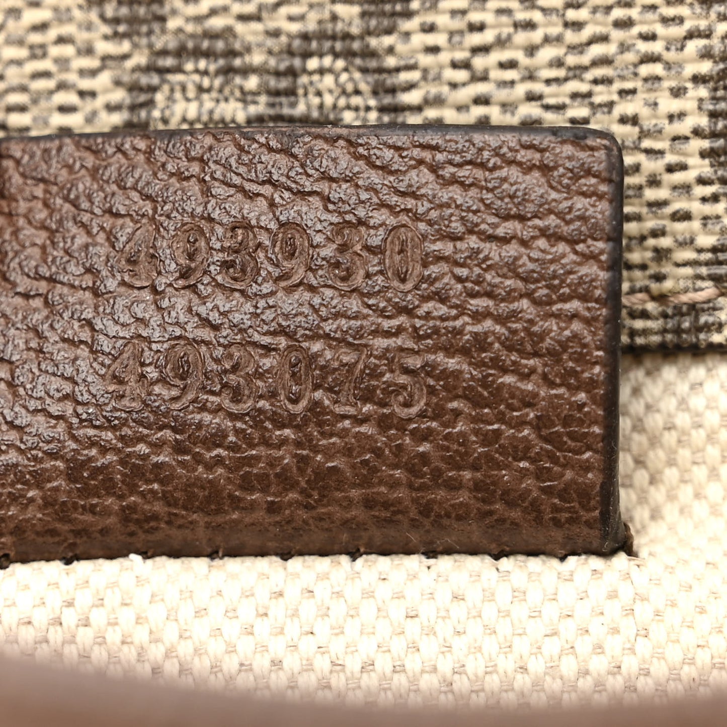 GG Supreme Monogram Neo Vintage Web Belt Bag Brown