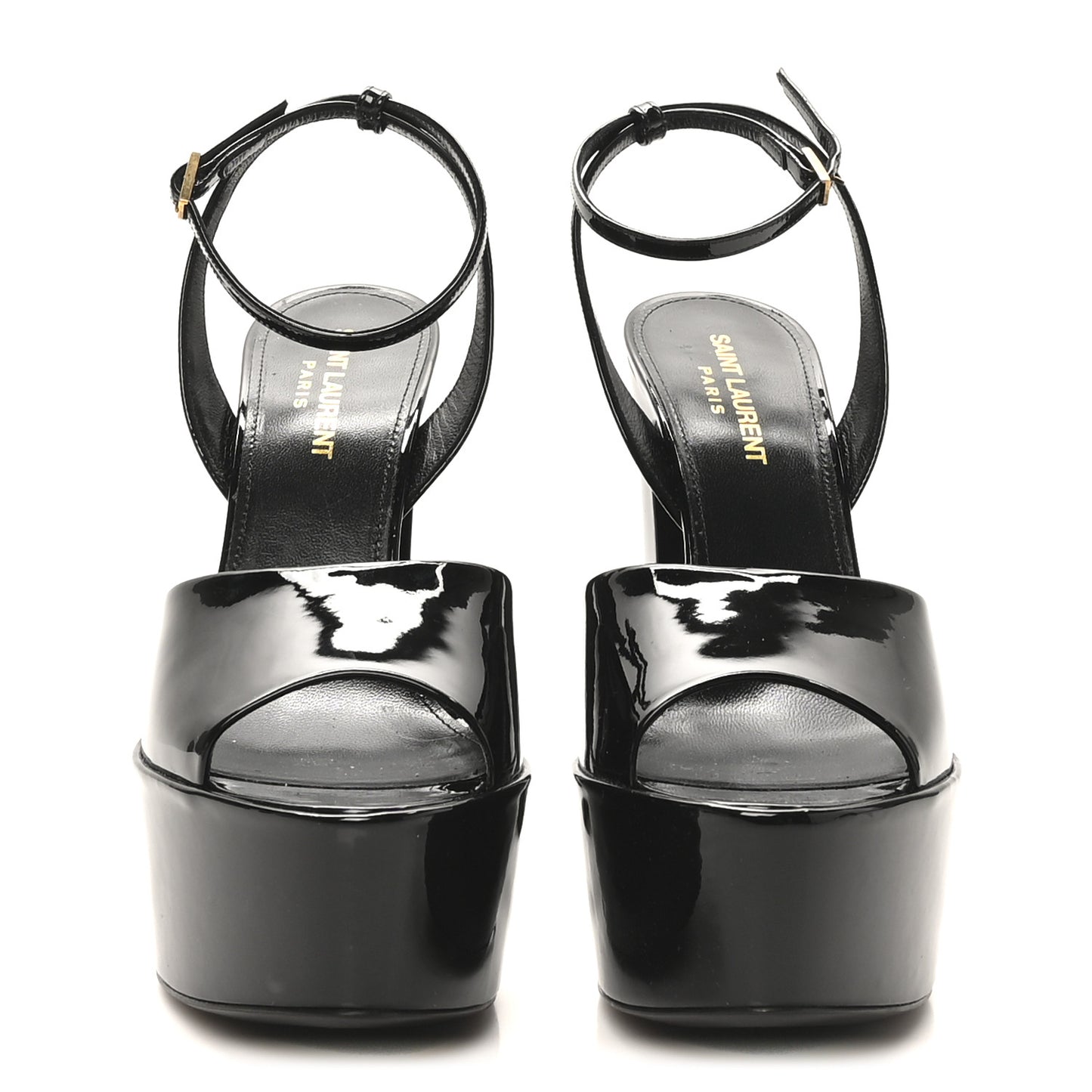 Vernice Grupy Sexy 95 Tanouk Platform Sandals 37.5 Black