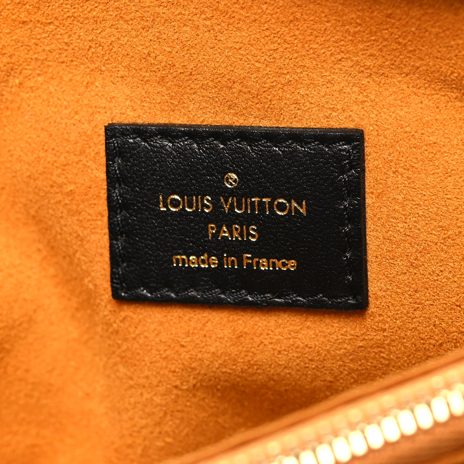 Louis Vuitton Lambskin Embossed Monogram Coussin MM Black 7 of 11