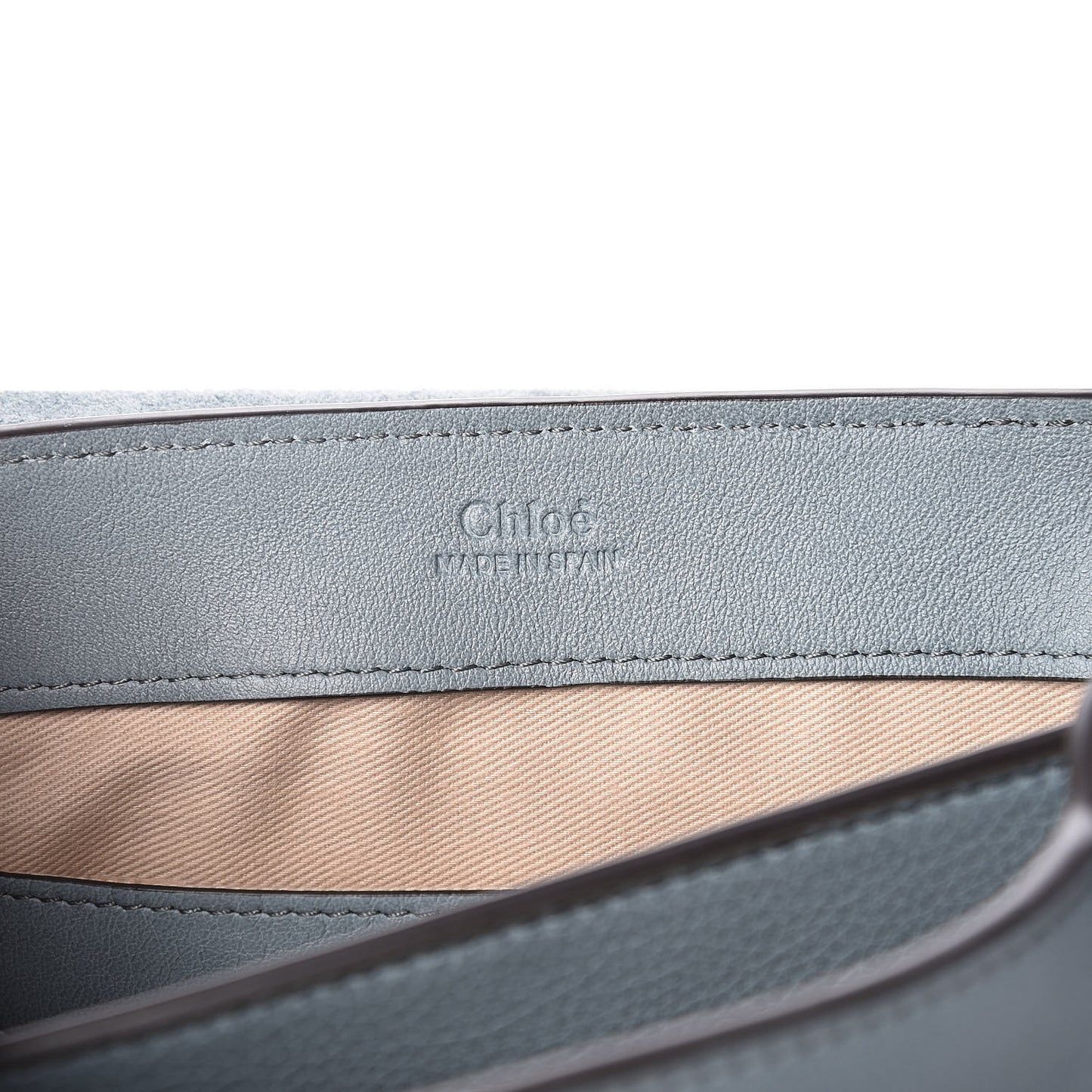 Calfskin Mini Faye Day Shoulder Bag Cloudy Blue