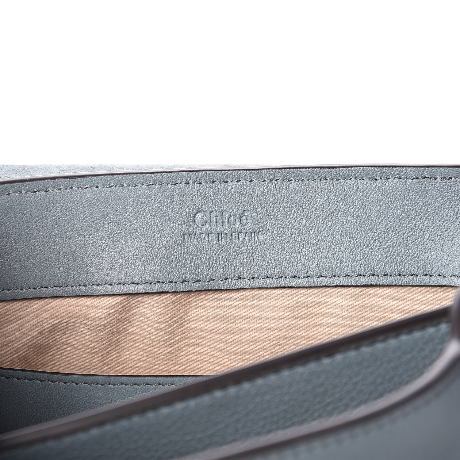 Chloe Calfskin Mini Faye Day Shoulder Bag Cloudy Blue 6 of 10