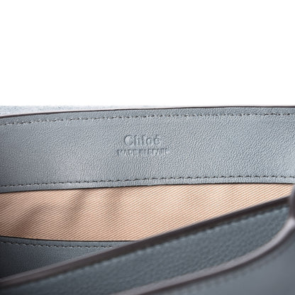 Chloe Calfskin Mini Faye Day Shoulder Bag Cloudy Blue 6 of 10