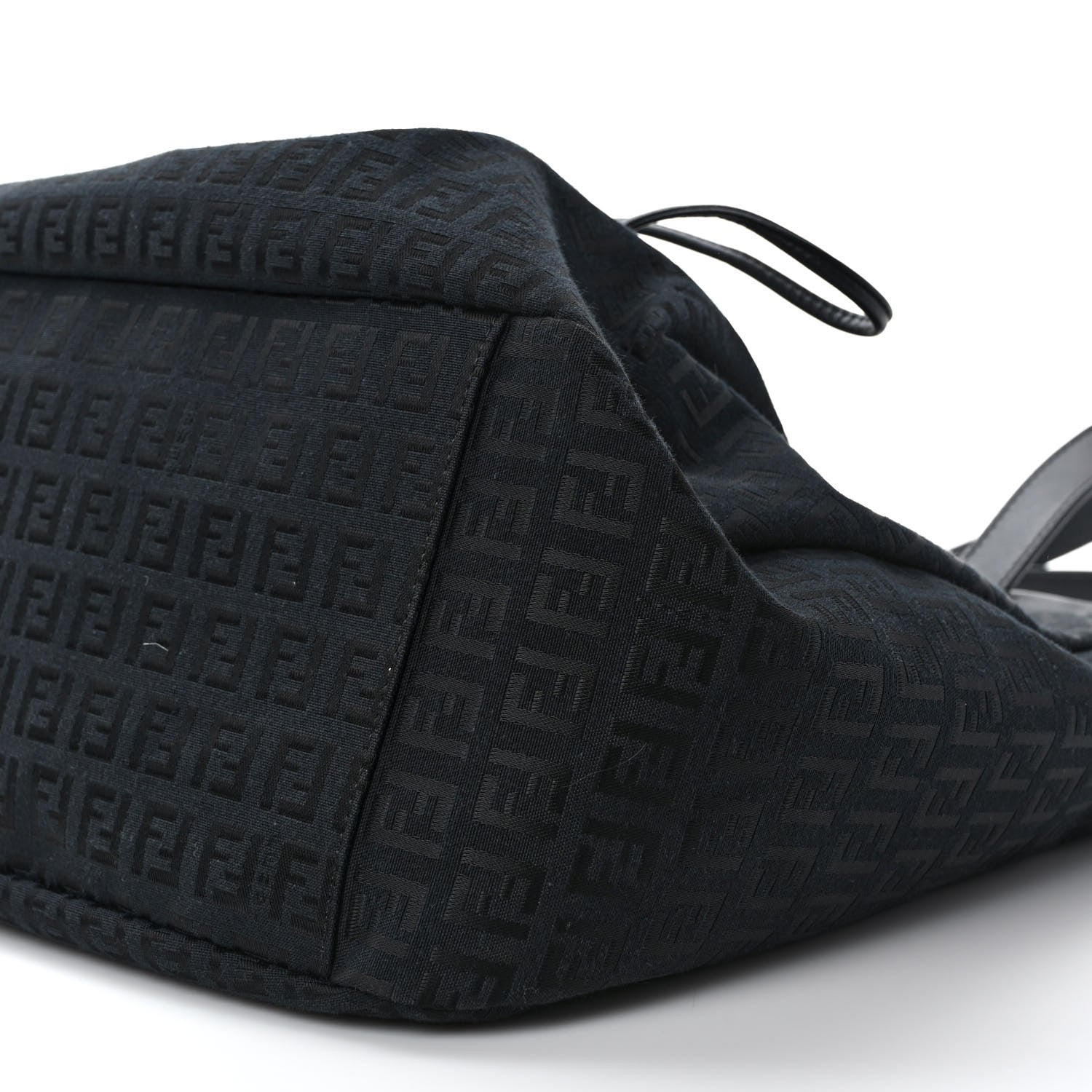 Fendi Zucchino Tote Tobacco Black 9 of 10