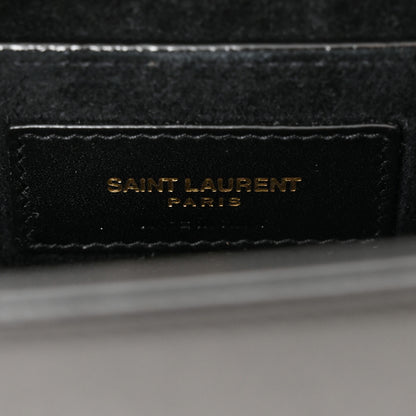 Saint Laurent Smooth Calfskin Small Classic Monogram Kate Tassel Chain Wallet Black 7 of 11