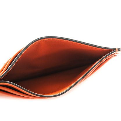 Valentino Garavani Vitello Rockstud Card Holder Orange 5 of 6