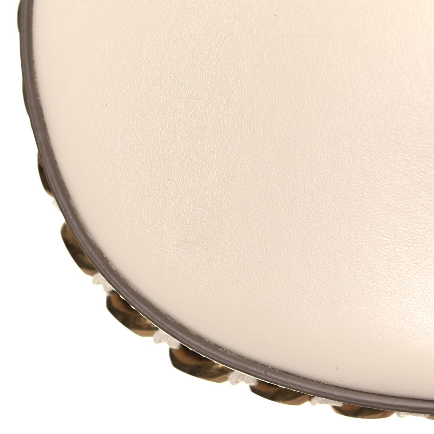 Eco Alter Nappa Medium Frayme Shoulder Bag Pure White