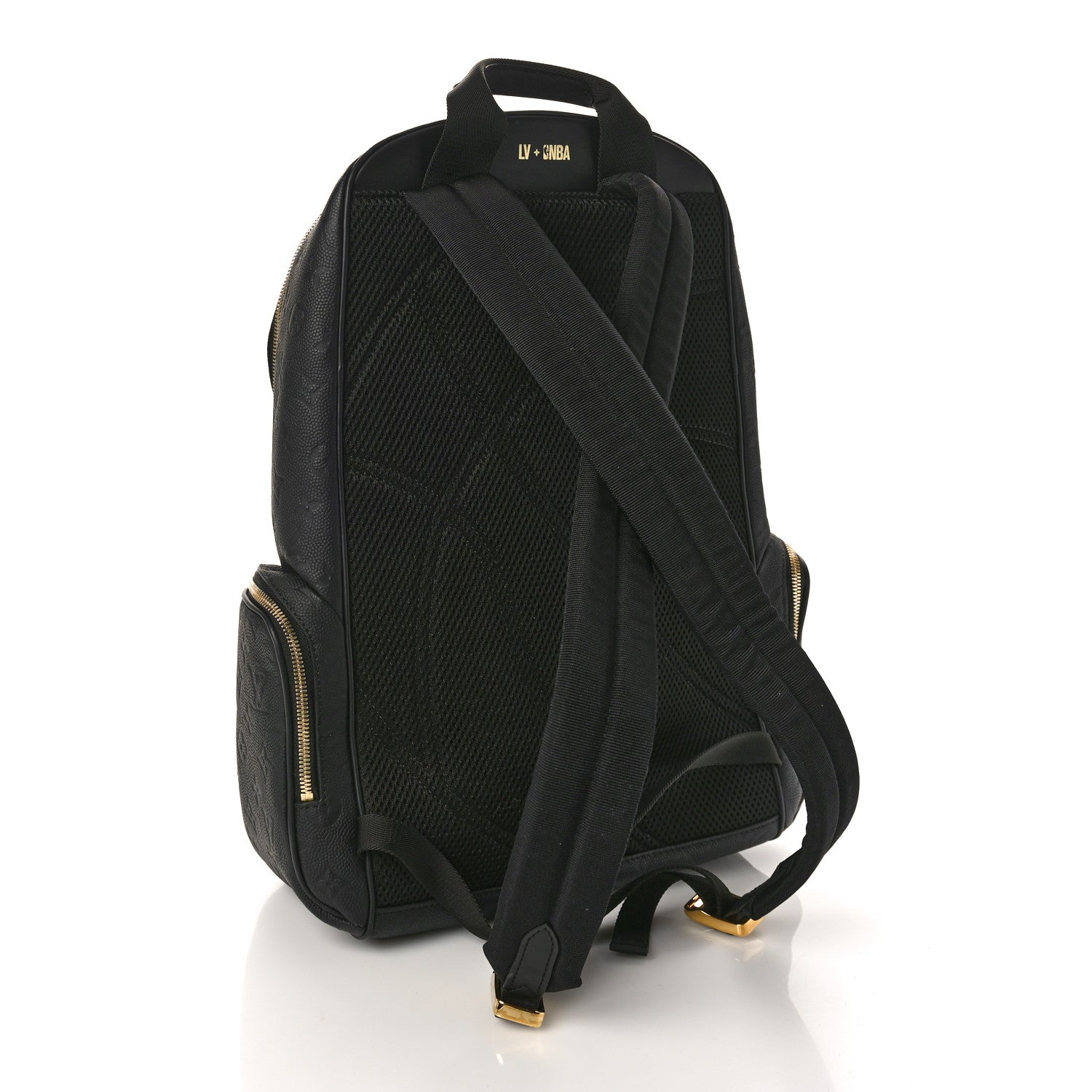 Louis Vuitton LOUIS VUITTON X NBA Grained Calfskin Monogram Basketball Backpack Black 2 of 9