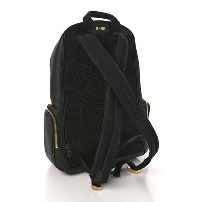 Louis Vuitton LOUIS VUITTON X NBA Grained Calfskin Monogram Basketball Backpack Black 2 of 9