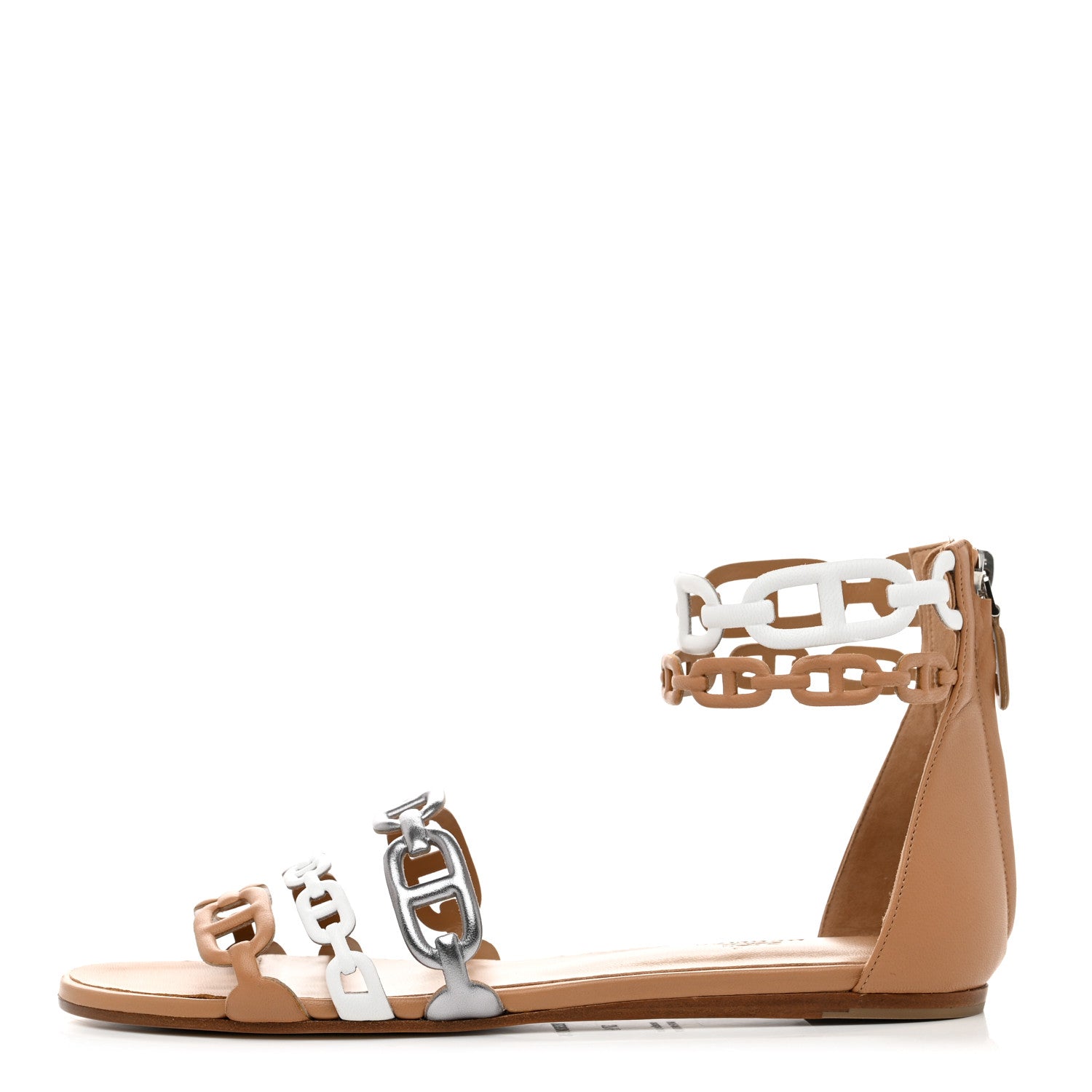 Hermes Nappa Venus Sandals 37.5 Multicolor 1 of 8