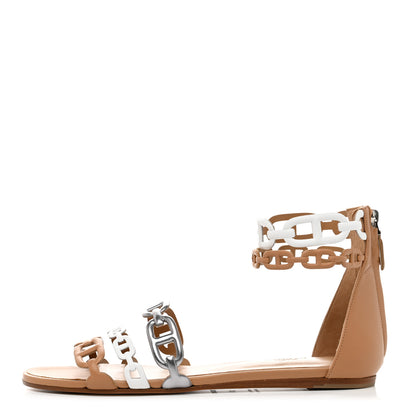 Hermes Nappa Venus Sandals 37.5 Multicolor 1 of 8