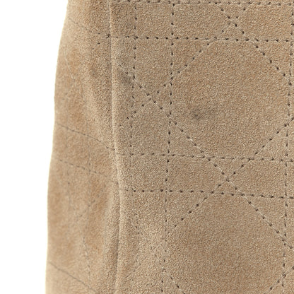 Christian Dior Suede Cannage Medium Lady Dior Beige 14 of 17