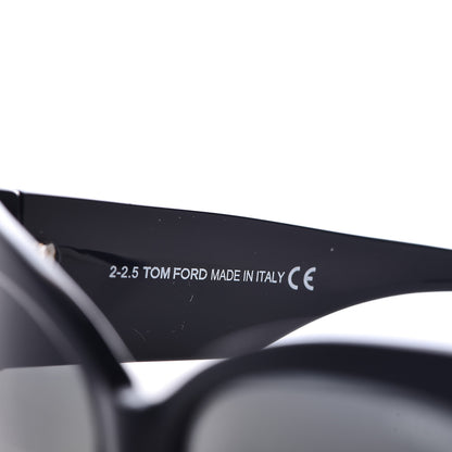 Tom Ford Acetate Anoushka Cat Eye Sunglasses TF371 Black 5 of 7