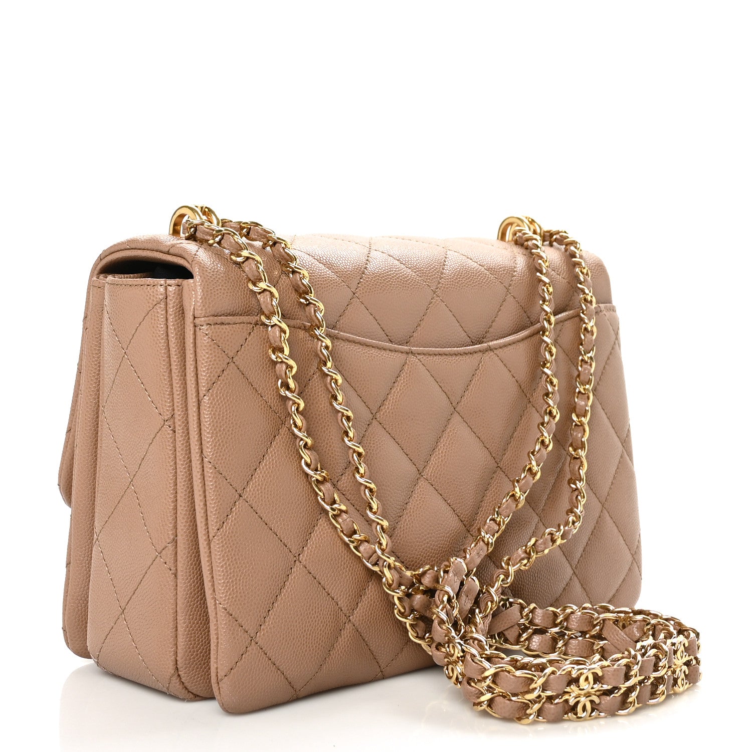 Chanel Caviar Quilted Coco First Flap Beige 3 of 9