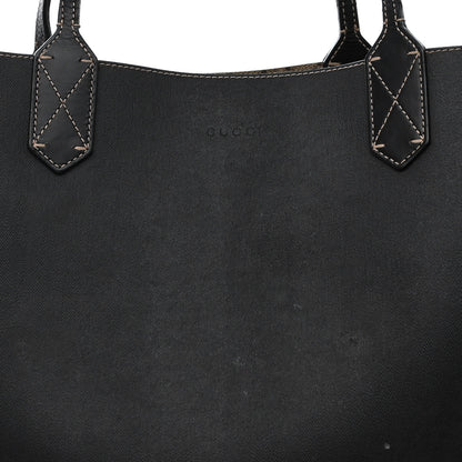 Gucci Calfskin GG Supreme Monogram Medium Reversible Tote Black 19 of 22