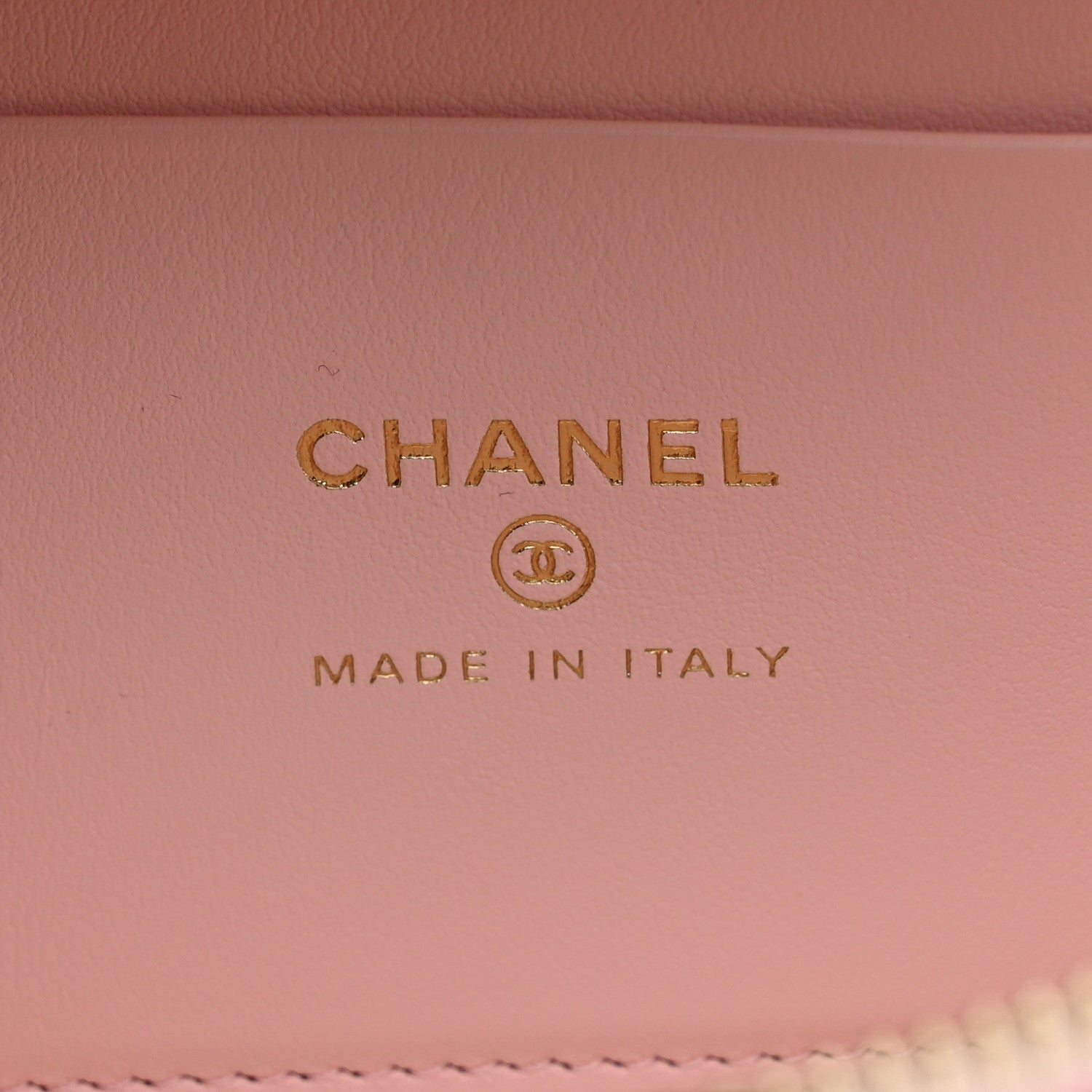 Chanel Caviar Quilted Top Handle Slim Vanity With Chain Light Pink 6 of 11