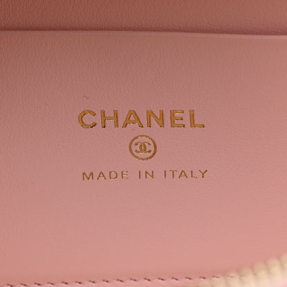 Chanel Caviar Quilted Top Handle Slim Vanity With Chain Light Pink 6 of 11