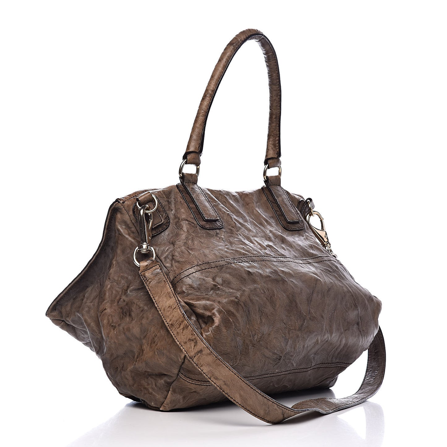 Tumbled Sheepskin Large Pandora Charcoal