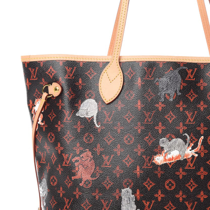 Louis Vuitton Catogram Neverfull MM Marron 8 of 10