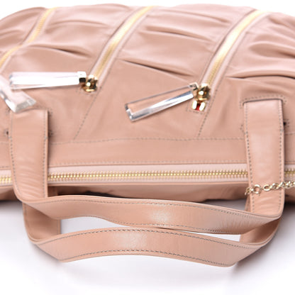 Christian Louboutin Calfskin Medium Pillow Softy Satchel Nude 7 of 12