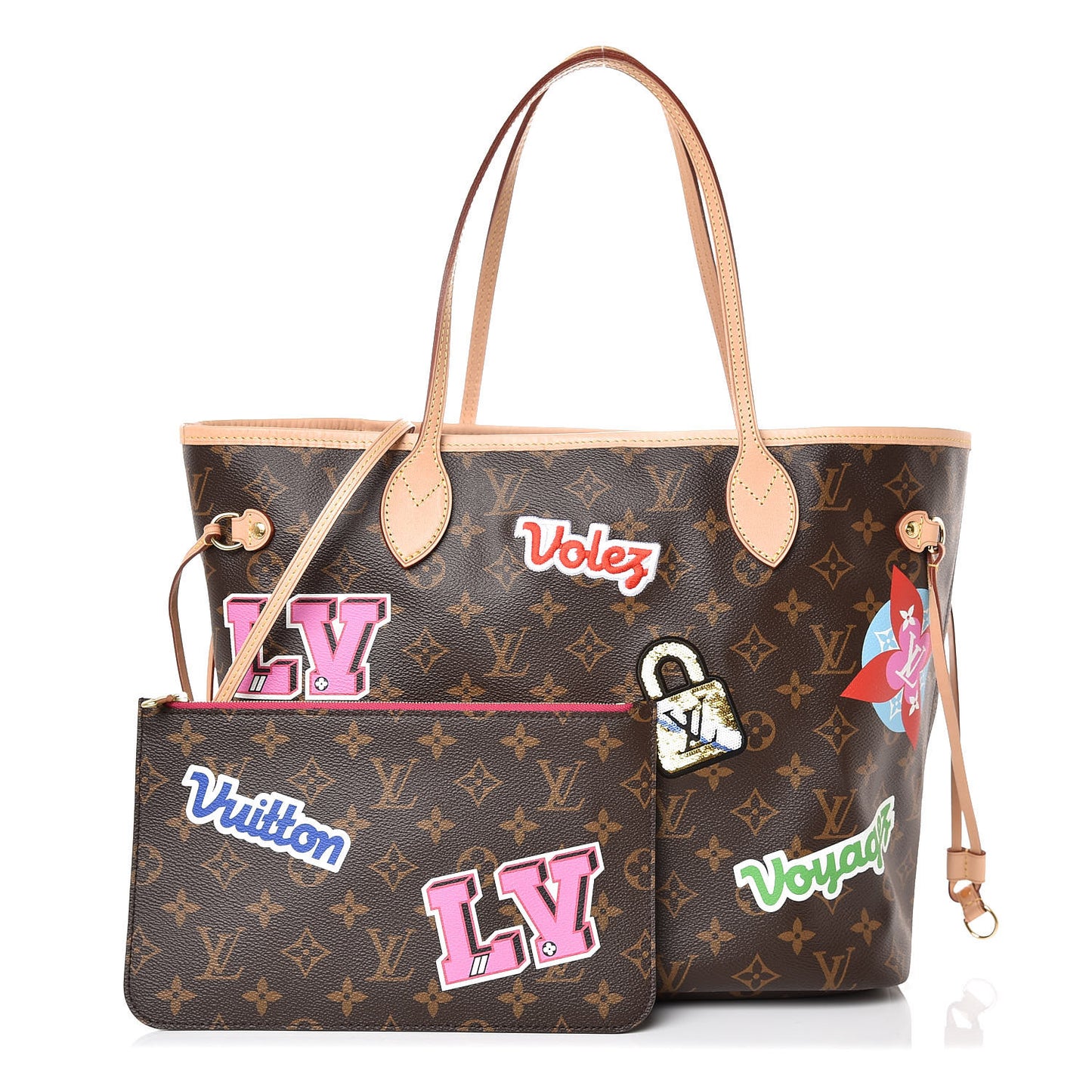Monogram Travel Stickers Neverfull MM