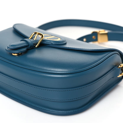 Christian Dior Box Calfskin Medium Bobby Flap Blue 9 of 9