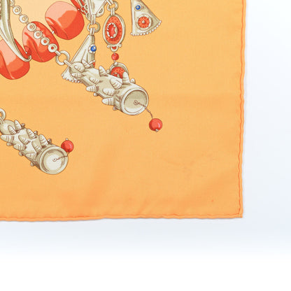 Hermes Silk Terres Precieuses Scarf 90 5 of 7