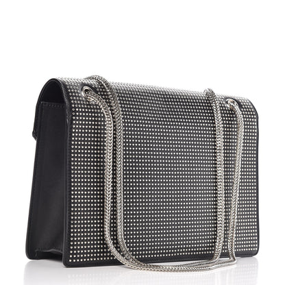 Saint Laurent Calfskin Studded Medium Betty Black 4 of 11