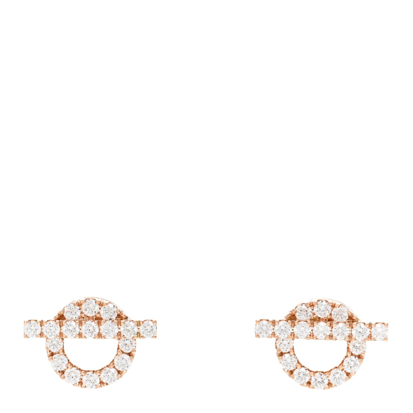 18K Rose Gold Diamond Finesse Earrings