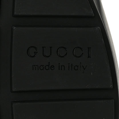 Gucci GG Supreme Monogram Mens Rhyton Sneakers 10 Black 7 of 10