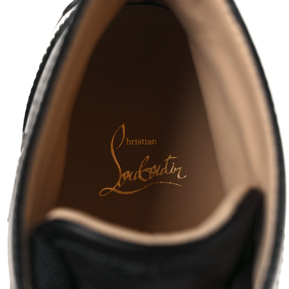 Christian Louboutin Calfskin Mens Louis Flat Sneakers 42.5 Black 15 of 22