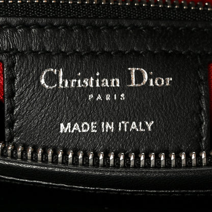 Christian Dior Lambskin Cannage Medium Lady Dior Black 6 of 10