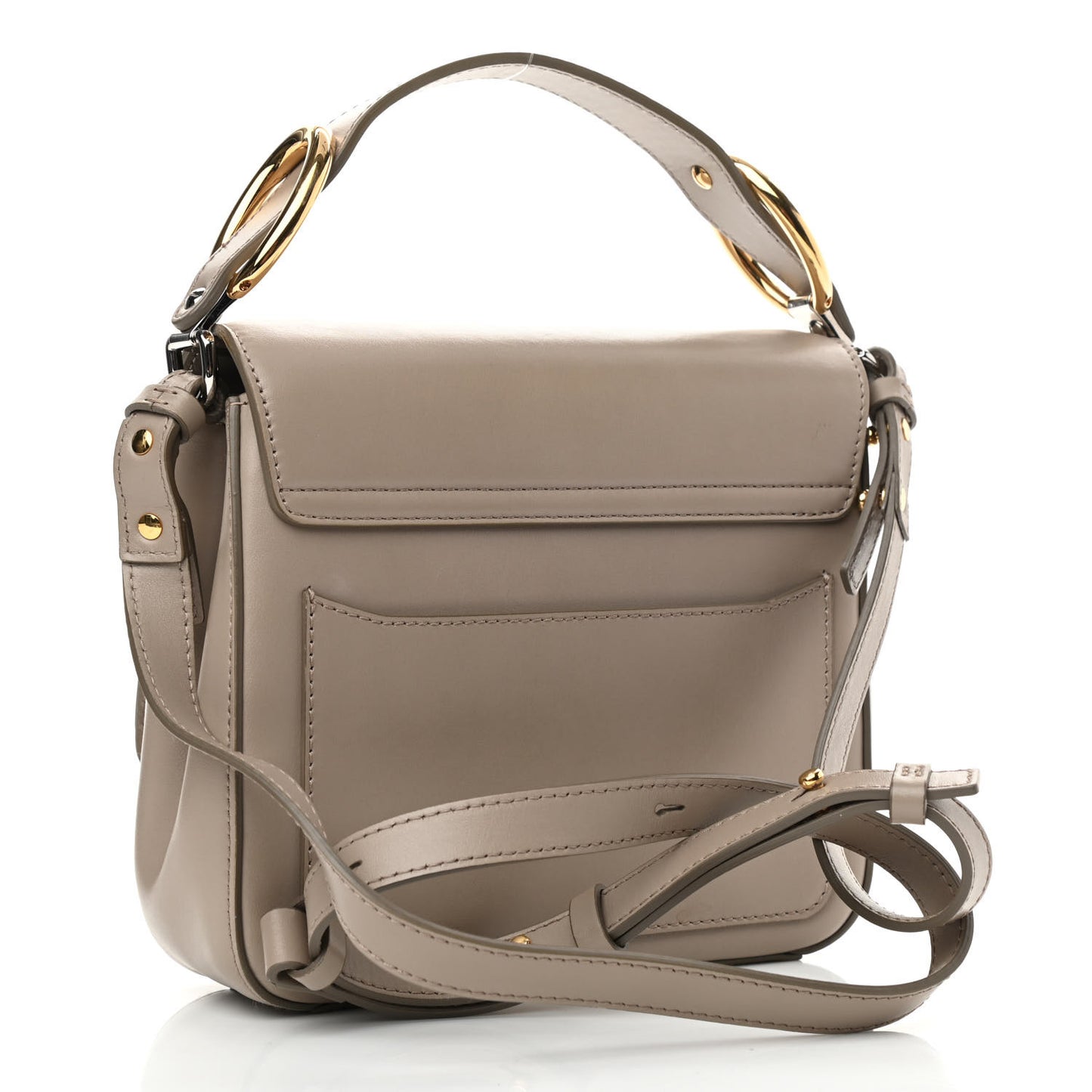 Calfskin Small C Double Carry Motty Grey