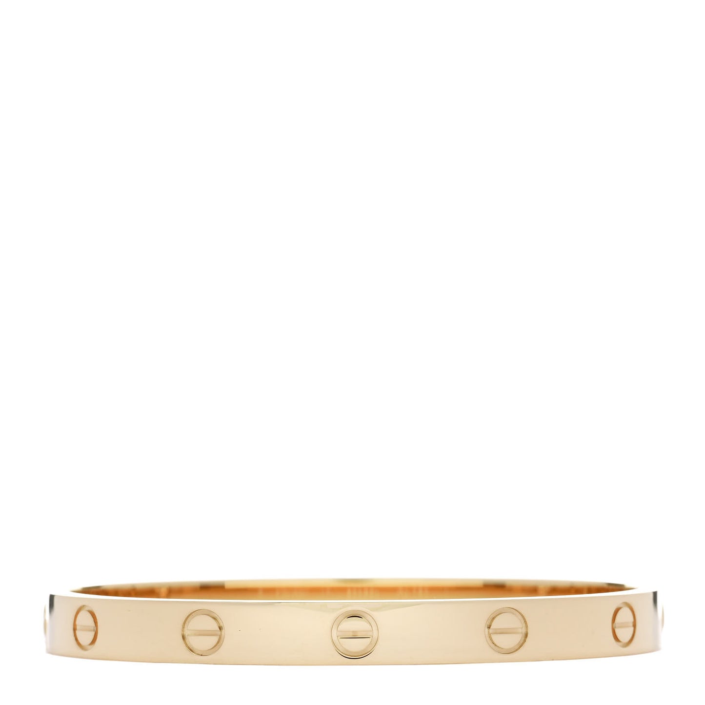 18K Yellow Gold LOVE Bracelet 17