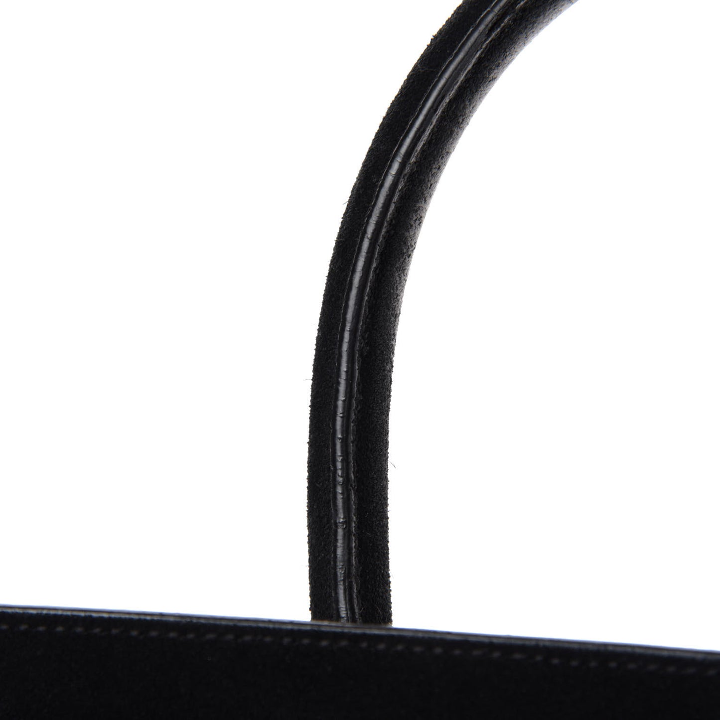 Suede Fringe Small Sac De Jour Black