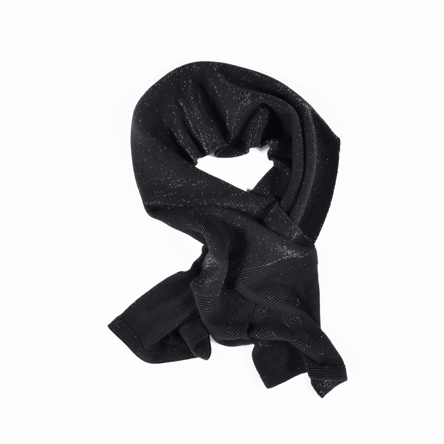 Chanel Cashmere Blend CC Scarf Black 1 of 4