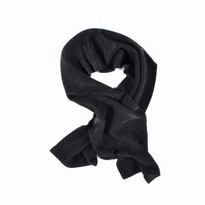 Chanel Cashmere Blend CC Scarf Black 1 of 4
