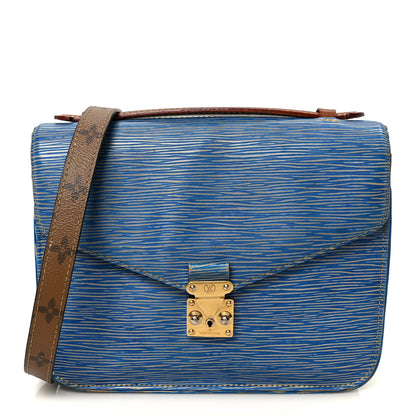 Louis Vuitton Epi Reverse Monogram Pochette Metis Denim Light 1 of 14
