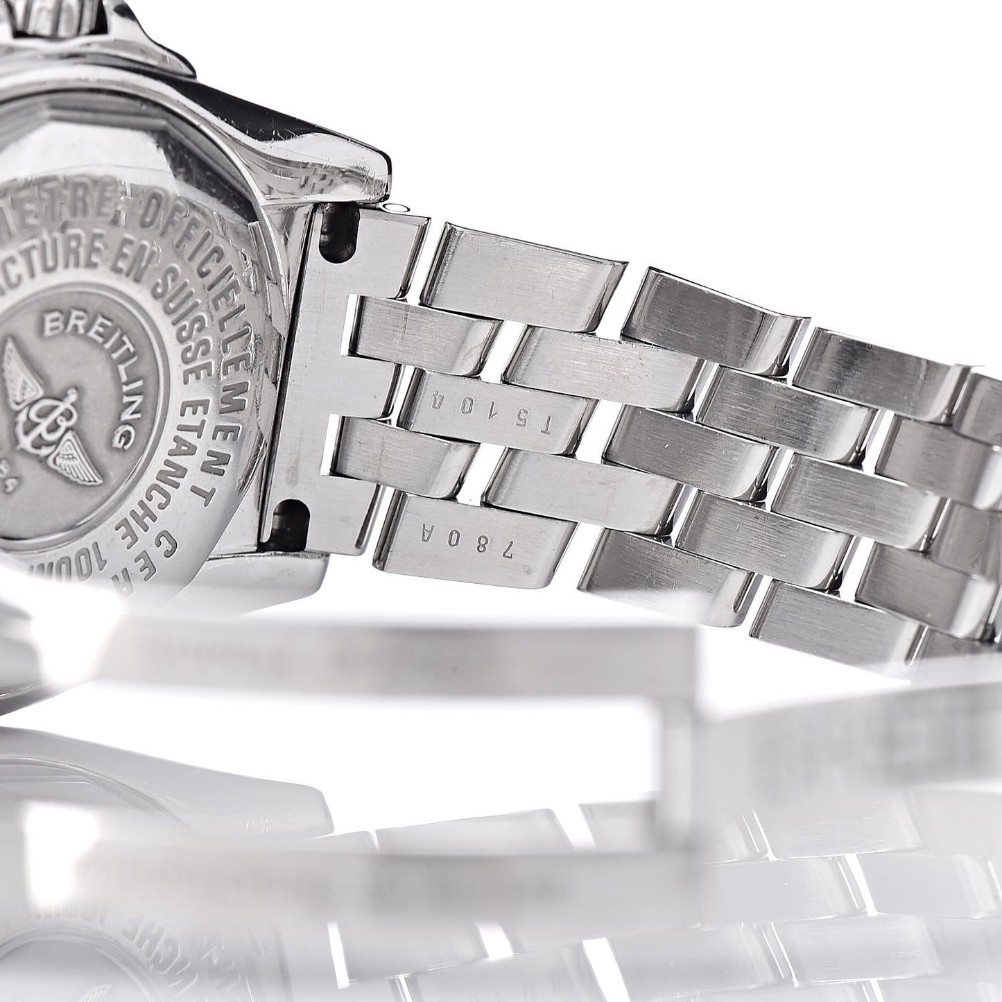 Stainless Steel Diamond Mother of Pearl 32mm Lady Cockpit Quartz Watch A71356