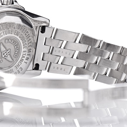 Breitling Stainless Steel Diamond Mother of Pearl 32mm Lady Cockpit Quartz Watch A71356 8 of 8