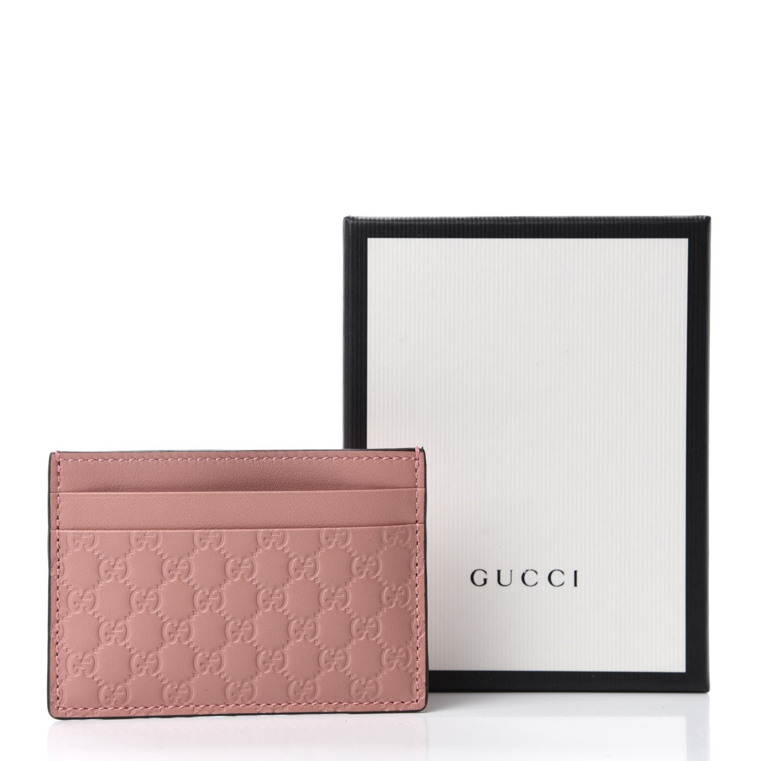 Gucci Microguccissima Card Holder Soft Pink 7 of 7