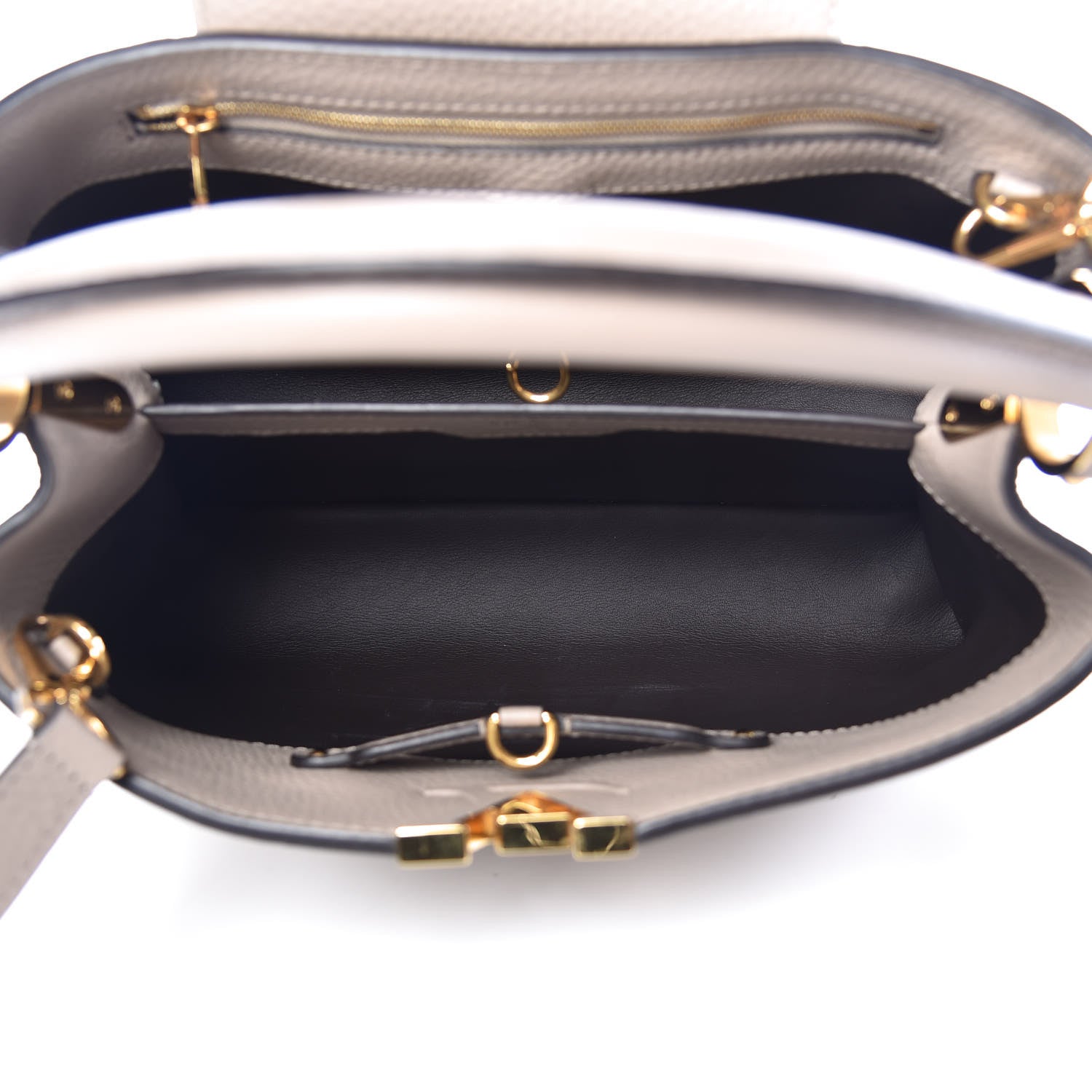 Louis Vuitton Taurillon Capucines PM Galet 6 of 8