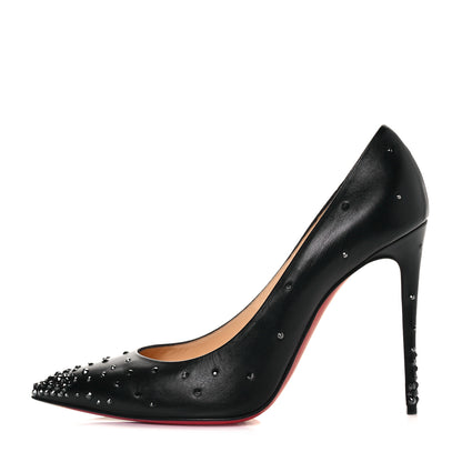 Christian Louboutin Calfskin Burma Strass Degrade So Kate Pumps 40.5 Black 1 of 16