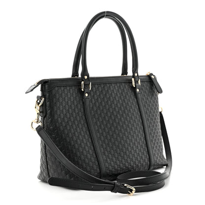 Gucci Soft Microguccissima Small Zippered Satchel Black 3 of 11